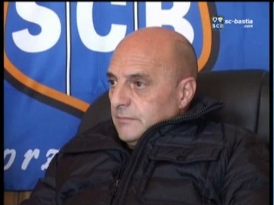 Conférence de presse du Sc Bastia 10 Novembre 2009
