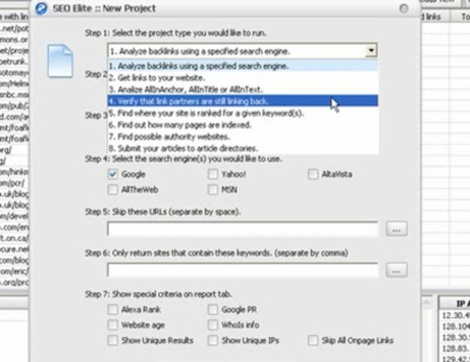 Using SEO Elite to manage your SEO efforts