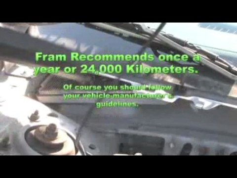 Maintaining your Vehicle’s Cabin Air Filter