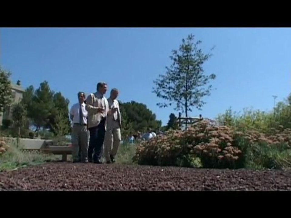 Inauguration du Jardin Romain de Caumont s/Durance