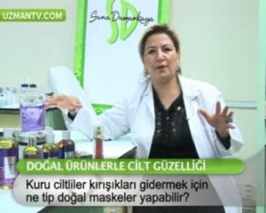 Kuru ciltliler kırışıkları gidermek için ne tip doğal maskel