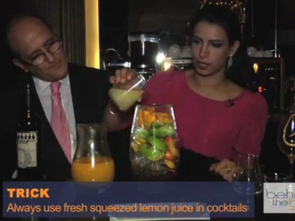 5-Star Sangria at Hotel Castillo del Bosque La Zoreda
