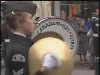 588/621 Canadair Air cadets Band and Flag Party