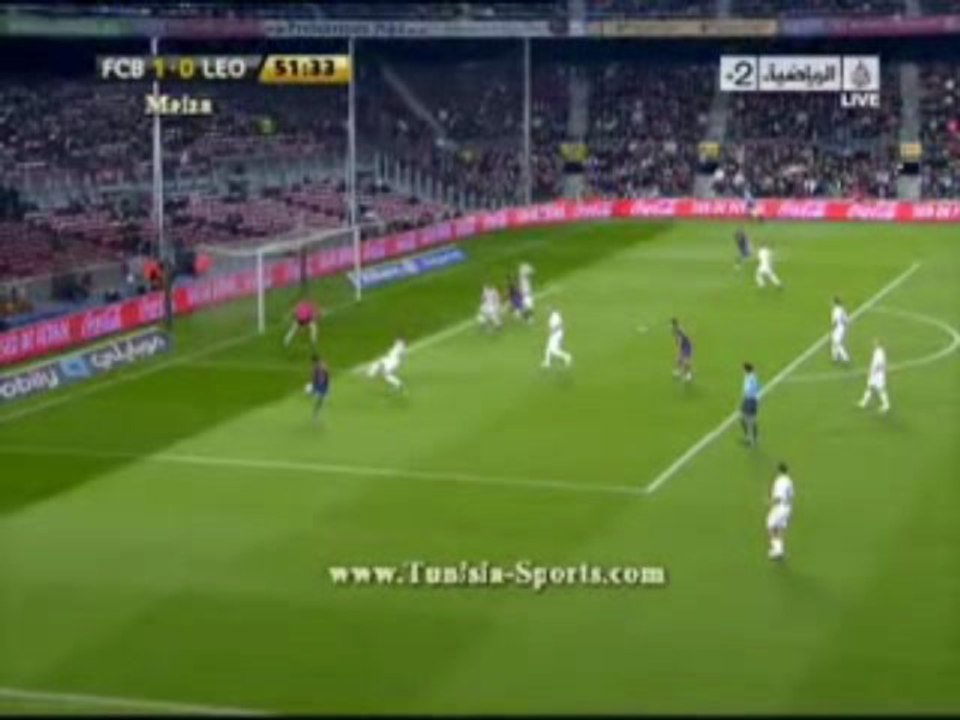 Barcelone 1 - 0 Leonesa ... Bojan 51' By Tunisia-sports.com