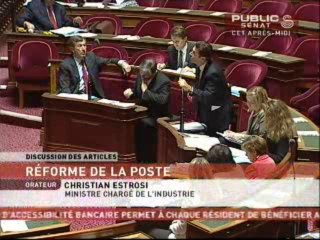 SEANCE,Suite du projet de loi relatif à l'entreprise publique La Poste