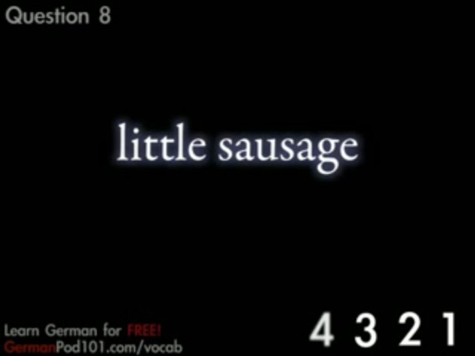 Learn German - Video Vocabulary Beginner #7