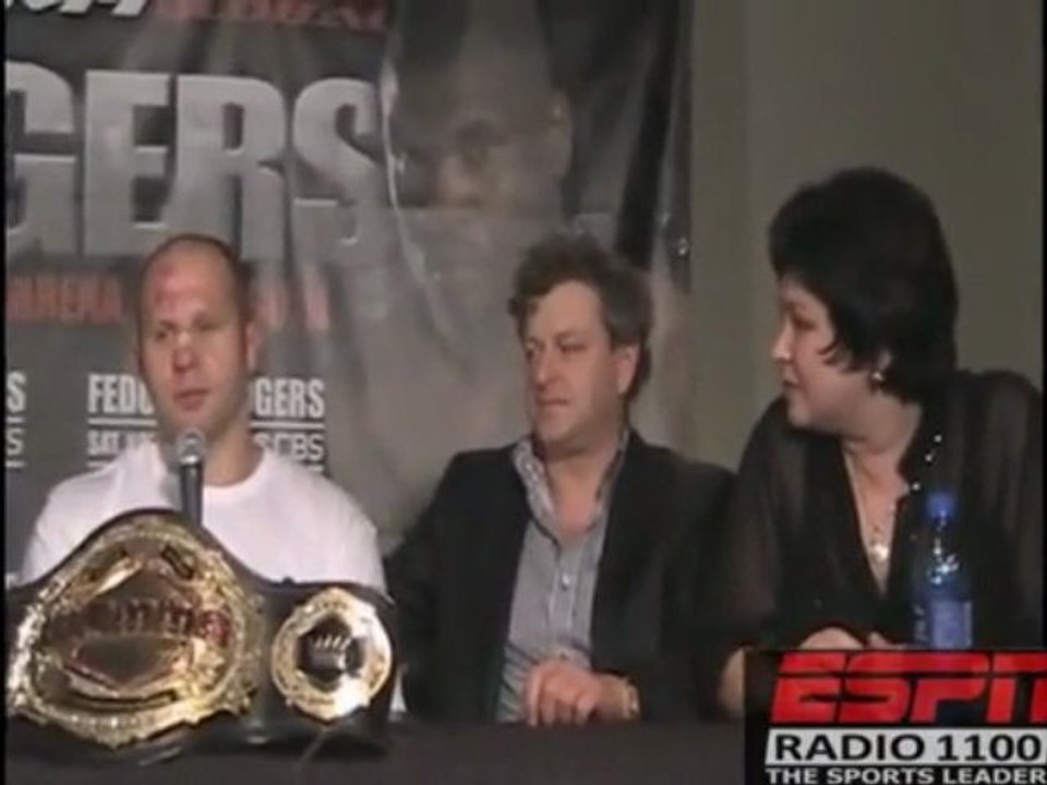 POSTFIGHT FEDOR EMELIANENKO interview