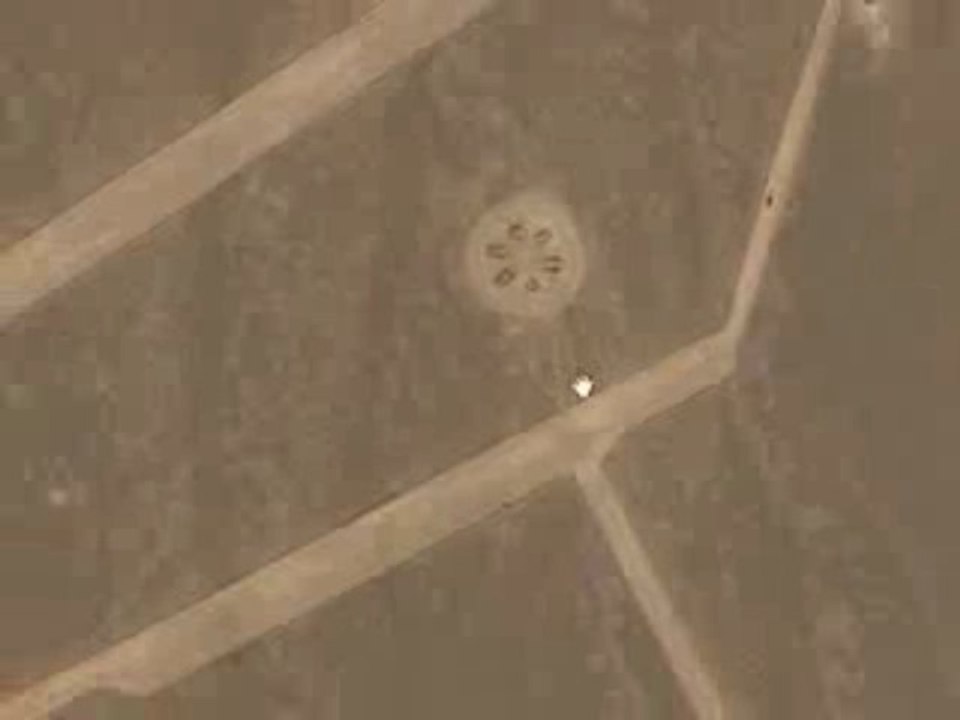 UFO Structures In Desert