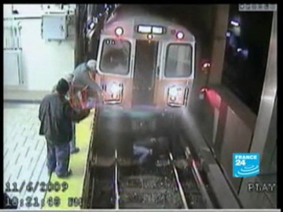 Dans le métro de Boston, une vie sauvée