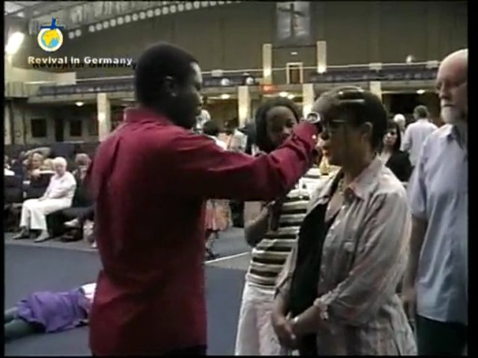 REVEIVAL IN GERMANY - Prophet Johnson Ministrying 2