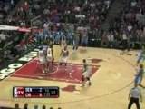 NBA Nene blows by a defender and finishes with authority aga