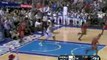 NBA Jason Kidd finds Shawn Marion under the basket for the b