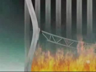 Amorce des effondrements des Twin-Towers