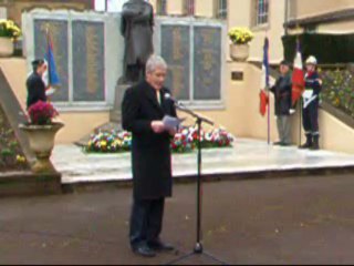 allocutions du 11 novembre à Homécourt par André Martin