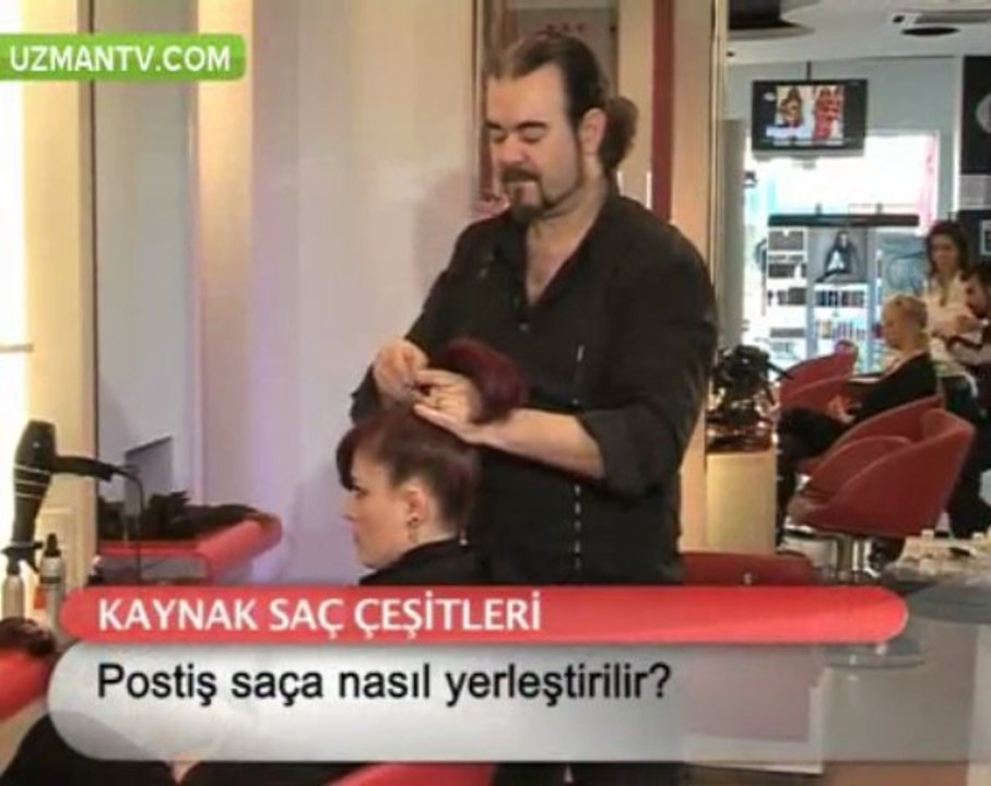Postiş saça nasıl takılır