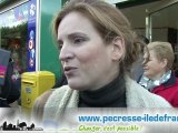 Interview de Nathalie Kosciusko-Morizet à Epinay sur Orge