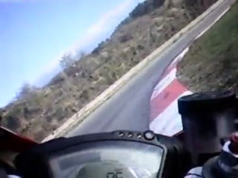 cam embarquée sur le 1098 de Francesco. Alès le 08/11/09