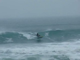 Wave ski séssion à la Baie des trépassés