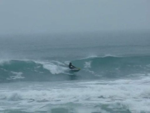 Wave ski séssion à la Baie des trépassés