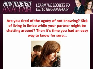 Is Your Spouse Cheating