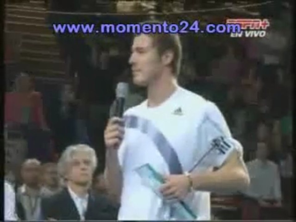 Marat Safin Bercy 2009 Hommage