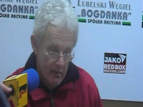 Konferencja prasowa po meczu Górnik Łęczna - KSZO Ostrowiec