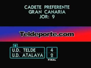 U.D. Telde 4 - U.D. Atalaya 2 Preferente Cadete Jor 9ª