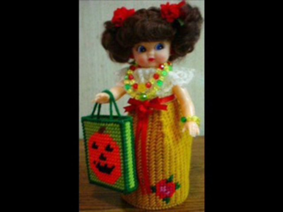 Dolls Originally Designed In Plastic Canvas