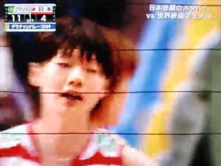 グラチャンバレー　日本 vs ブラジル 1set ②