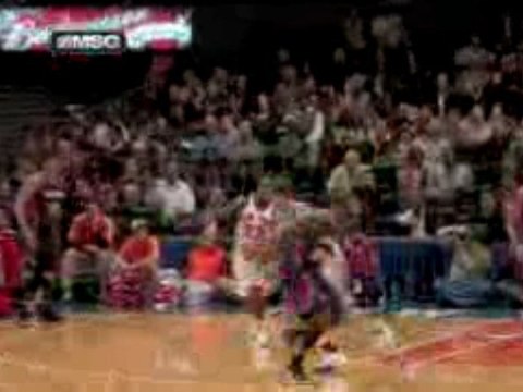 NBA Danilo Gallinari steals the pass and finishes with autho