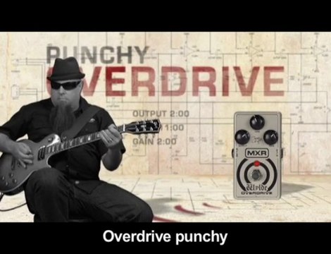 Pédale d'effet Dunlop MXR Overdrive Wylde (La Boite Noire)