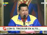 Presidente Chávez abanderó selección Venezolana