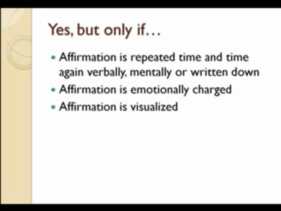 Do Affirmations Work?