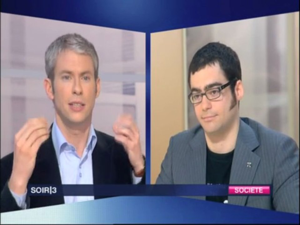 Franck Riester invité du Soir 3 le 14/03/09