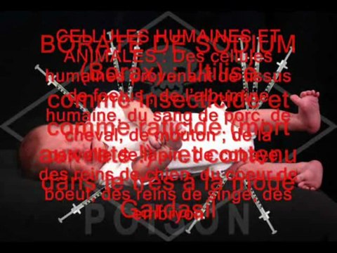 Composition du vaccin H1n1 et autres vaccin