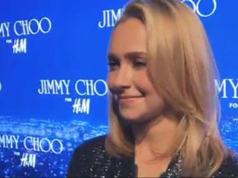 Hayden Panettiere at Jimmy Choo H&M in Hollywood