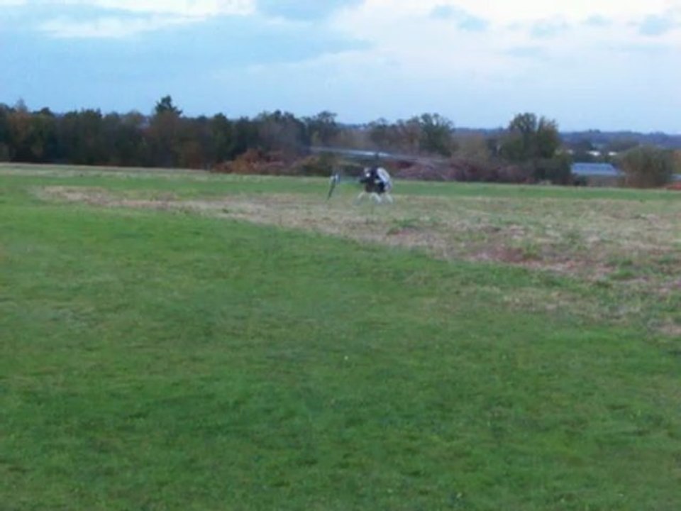 Premier vol du T-rex 500 ESP