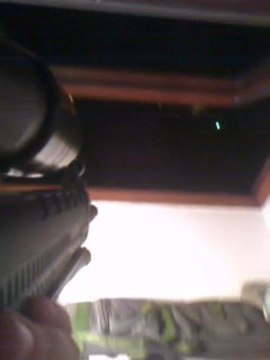 Test caméra embarquée sur réplique airsoft