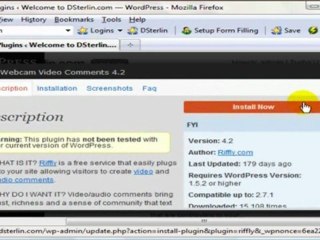 How to Install Video Commenting in Wordpress
