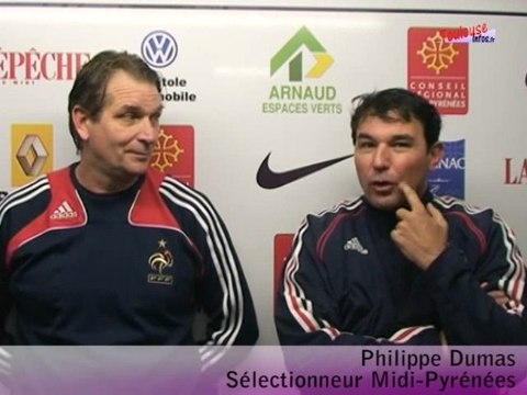 Réactions des coachs Coupe UEFA des Régions