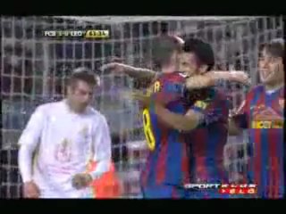 F.C Barcelona 5-0 Cultural Leonesa - 10/11/2009