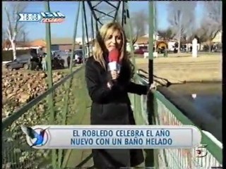 Reportaje Tele5: Bañarse el 31 diciembre. TANIA DE FRANCISCO