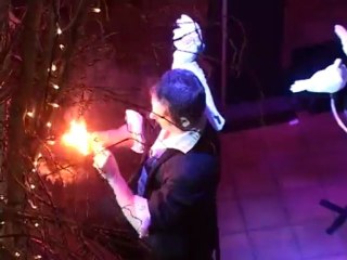 Animation de rue en hiver à Saint Laurent du Var