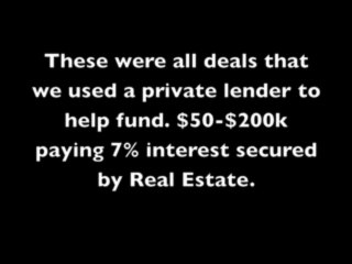 Earn 7% secured by Real Estate
