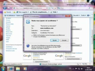 Compléter les accélérateurs par défaut