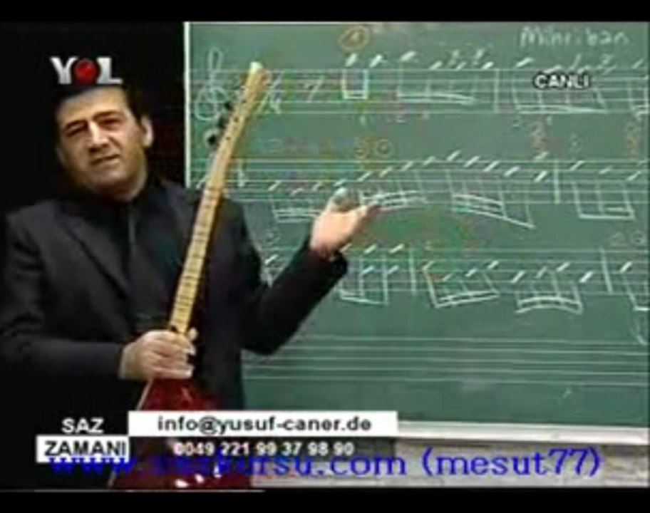 Yusuf Caner İle Bağlama Kursu '' Mihriban 1. Bölüm 5/6 ''