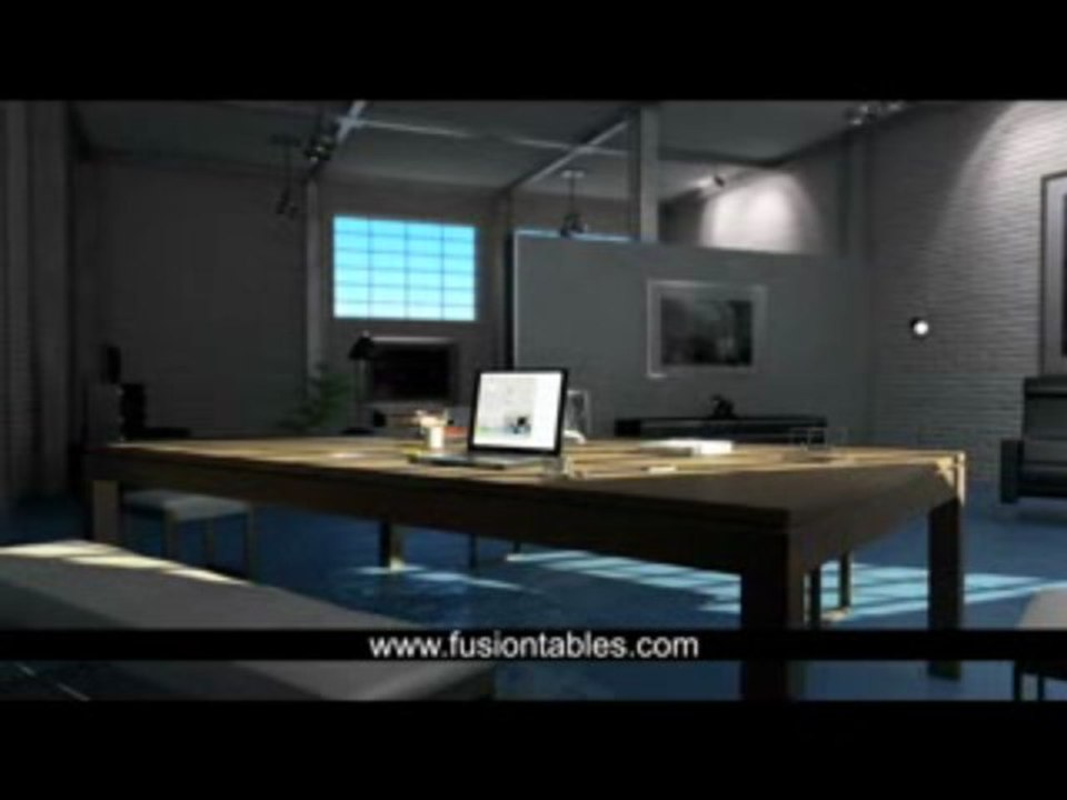 Fusiontables: your dining pool table !