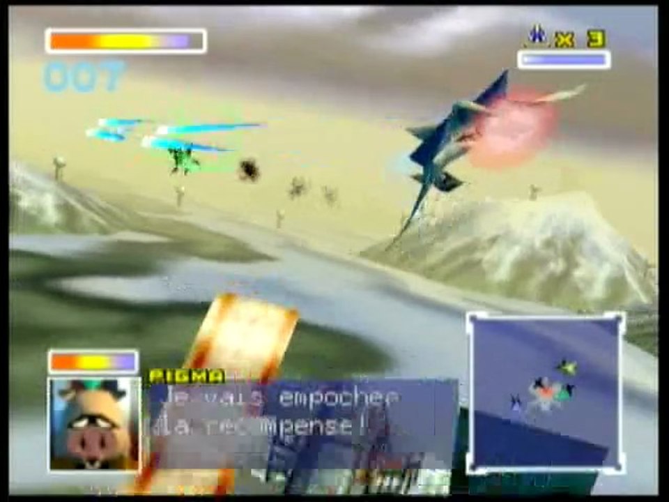 VideoTest - Lylat Wars - Niveau 3 - Virtual Console Wii