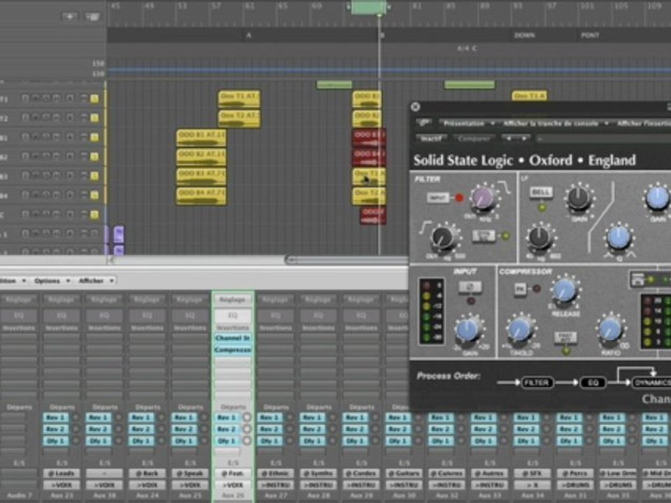 Mixage des Voix - EQ Duende SSL sur les choeurs