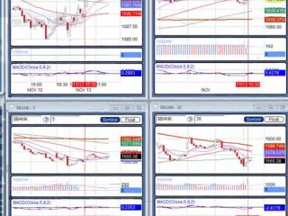 Nov. 13, 09 Intraday Noon Report on Stock Markets